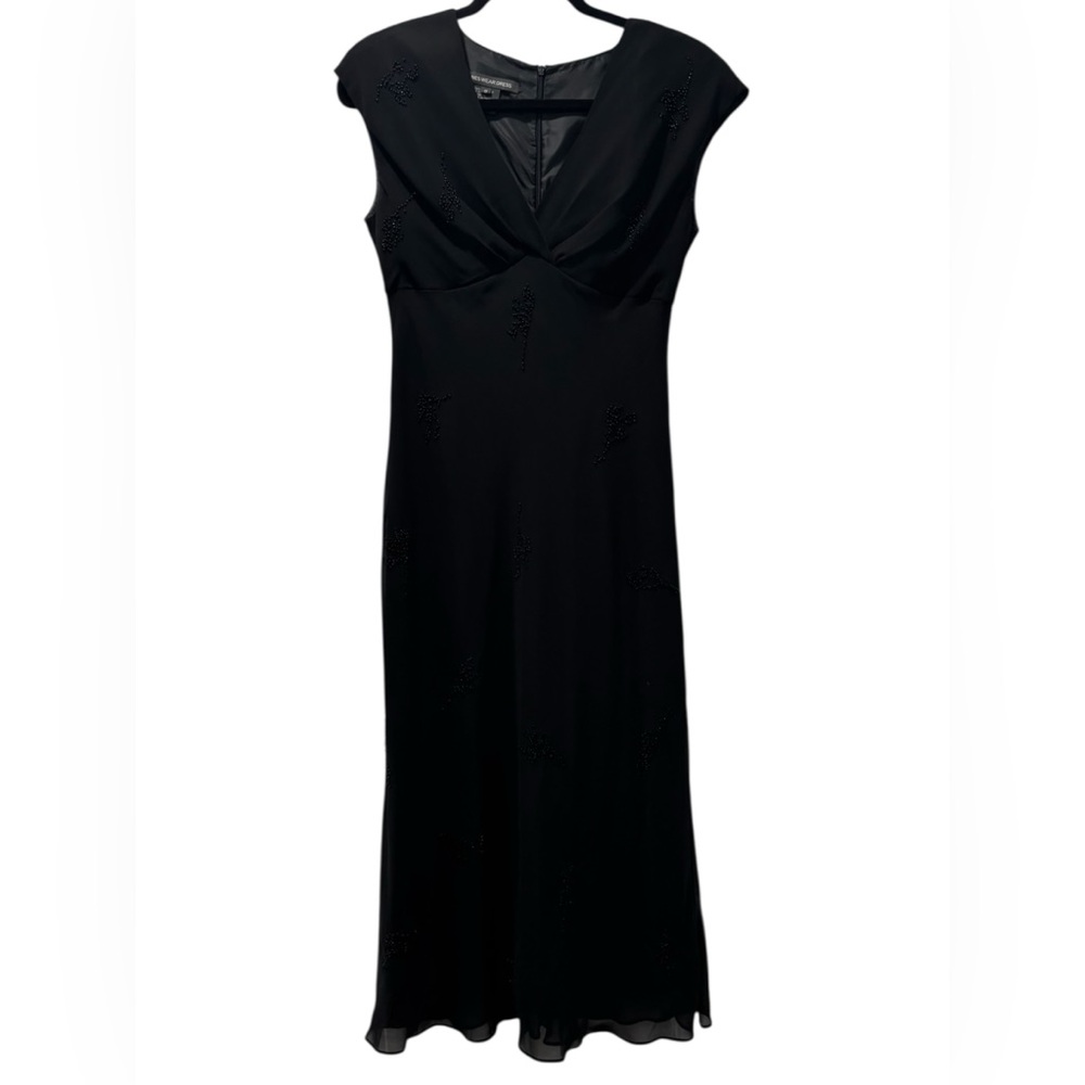 Jones Wear Size 8 Long Black Evening Dress